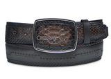 Cuadra BC402 MN Chocolate Python Laser Belt