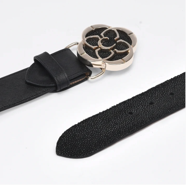 Cuadra BC392 LD Black Stingray Belt