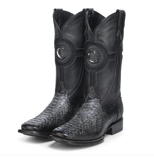 Cuadra CC280 Python Exotic Square Toe Cowboy Boot