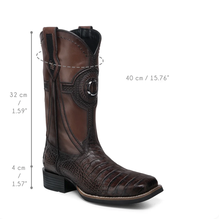 Cuadra CC202 Aligator Exotic Square Toe Cowboy Boot