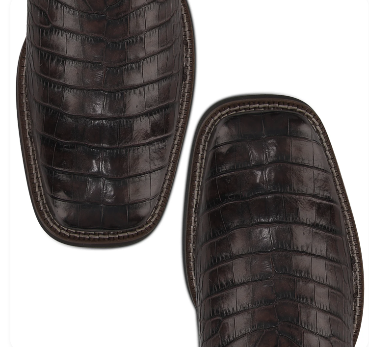 Cuadra CC202 Aligator Exotic Square Toe Cowboy Boot