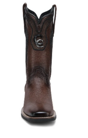 Cuadra CC225 MN Deer Embroidery & Studs Square Toe Cowboy Boot
