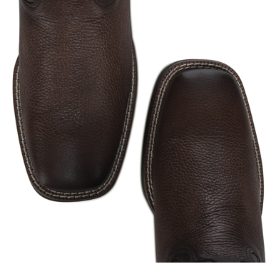 Cuadra CC225 MN Deer Embroidery & Studs Square Toe Cowboy Boot
