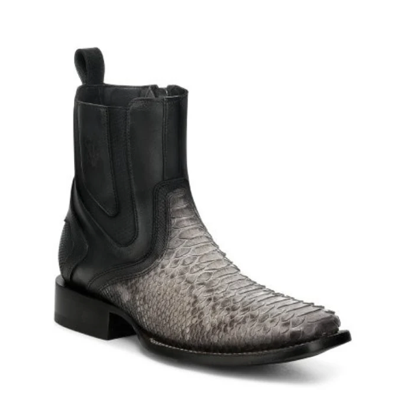 Cuadra CC282 Python Exotic Square Toe Ankle Boot