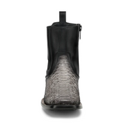 Cuadra CC282 Python Exotic Square Toe Ankle Boot