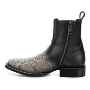 Cuadra CC282 Python Exotic Square Toe Ankle Boot