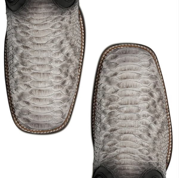 Cuadra CC282 Python Exotic Square Toe Ankle Boot