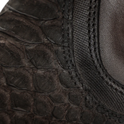 Cuadra CC284 Python  Exotic Square Toe Ankle Boot