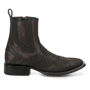 Cuadra CC284 Python  Exotic Square Toe Ankle Boot