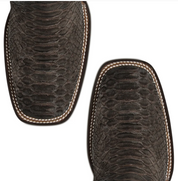 Cuadra CC284 Python  Exotic Square Toe Ankle Boot