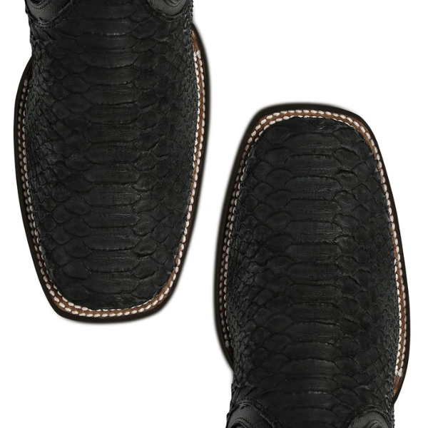 Cuadra CC285 Python Exotic Square Toe Ankle Boot