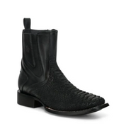 Cuadra CC285 Python Exotic Square Toe Ankle Boot
