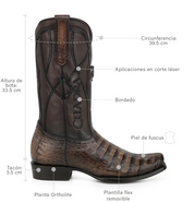Cuadra CC292 Caiman Narrow Toe Cowboy Boot
