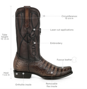 Cuadra CC292 Caiman Narrow Toe Cowboy Boot