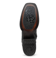 Cuadra CU891 MN Black Caiman Zipper & Elastic Square Toe