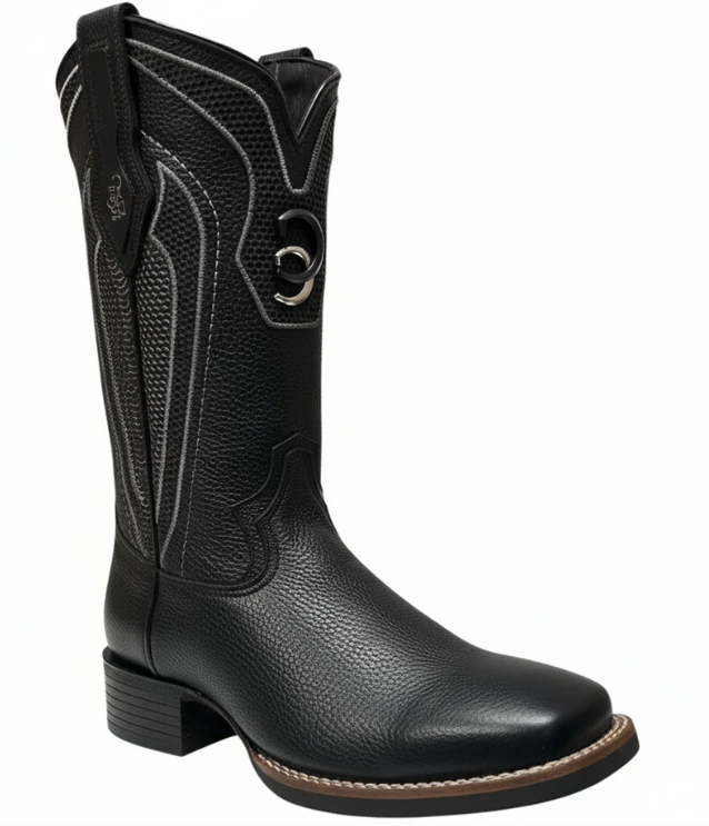 Cuadra CC224 MN Deer Embroidery & Studs Square Toe