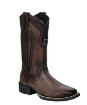 Cuadra CC225 MN Deer Embroidery & Studs Square Toe Cowboy Boot