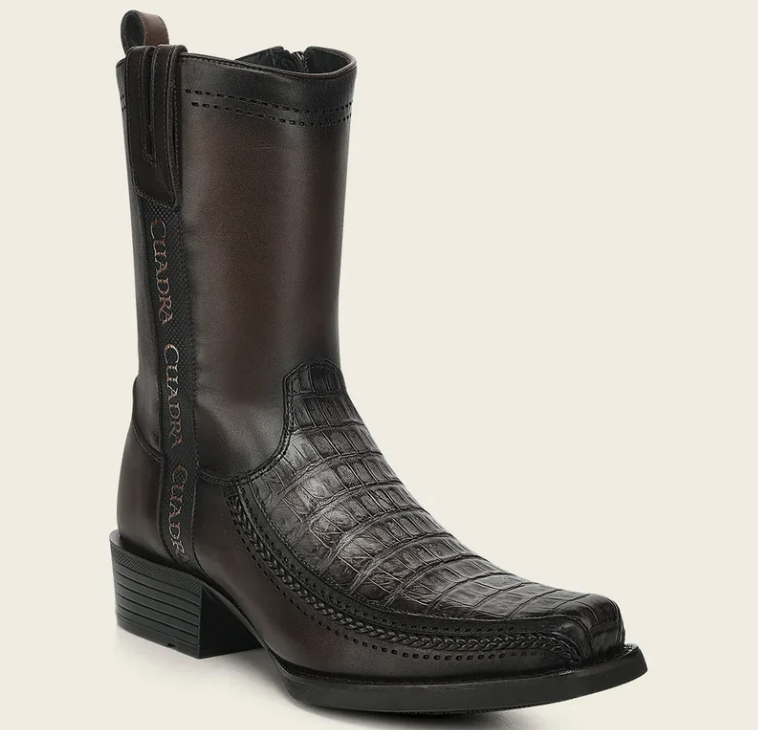 Cuadra CC300 Caiman Fuscus Men's Narrow Toe Boot