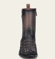 Cuadra CU940 MN Crust Laser & Woven & Zipper Narrow Square Toe