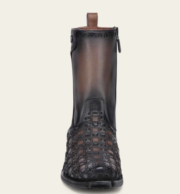 Cuadra CU940 MN Crust Laser & Woven & Zipper Narrow Square Toe
