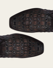 Cuadra CU940 MN Crust Laser & Woven & Zipper Narrow Square Toe