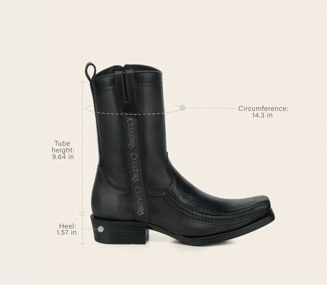 Cuadra CC299 Ostrich Leg Narrow Toe Boot