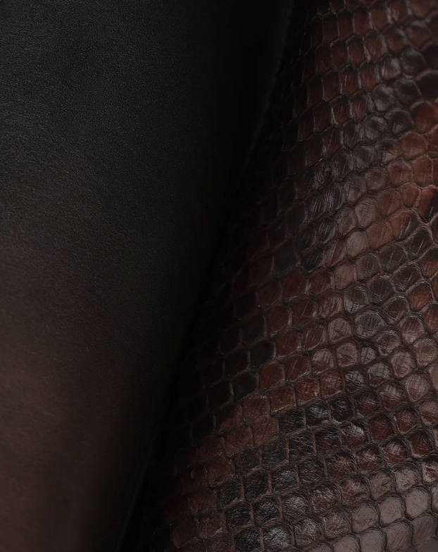 Cuadra CC245  LD Python M Zipper & Studs Pointed Toe