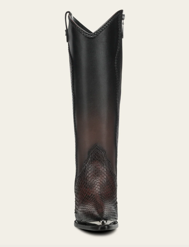 Cuadra CC245  LD Python M Zipper & Studs Pointed Toe