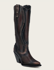 Cuadra CC260 LD Zipper & Woven & Studs Snip Toe