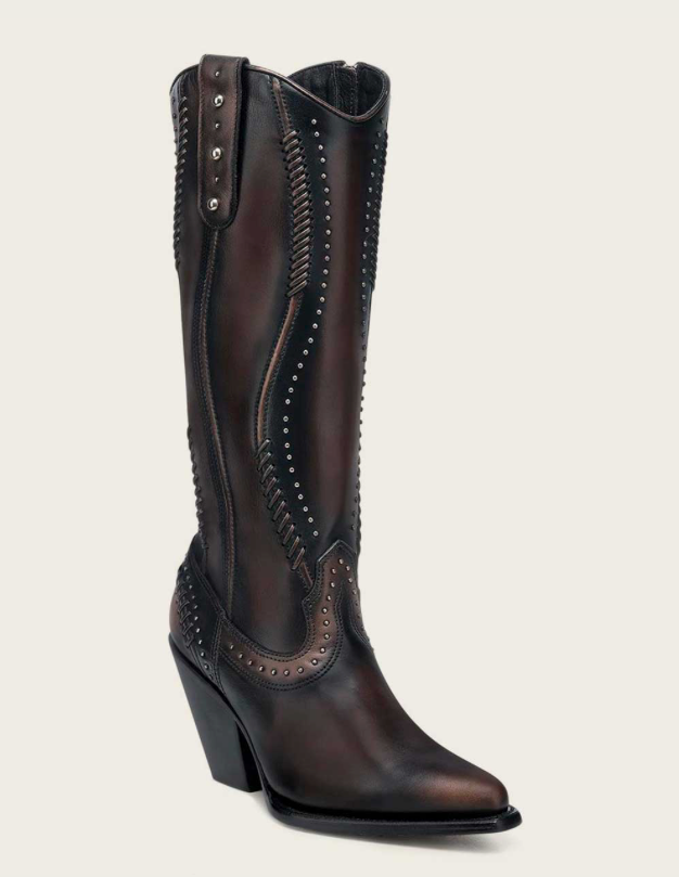 Cuadra CC260 LD Zipper & Woven & Studs Snip Toe