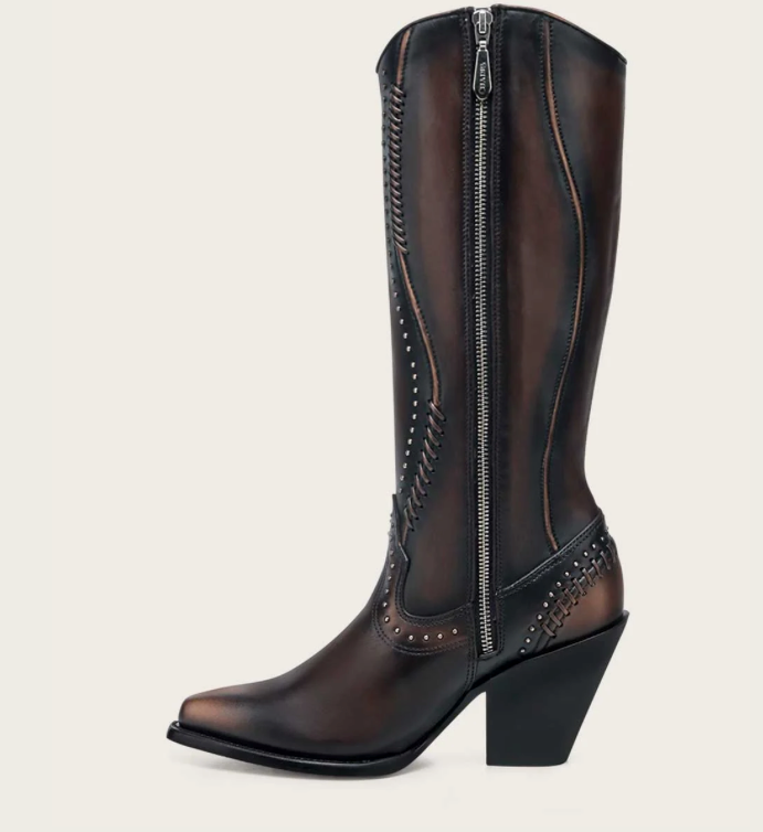Cuadra CC260 LD Zipper & Woven & Studs Snip Toe