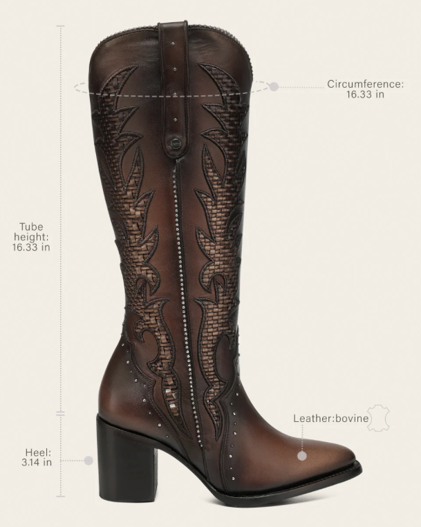 Cuadra CC338 LD Moroni Laser & Crystals Round Toe