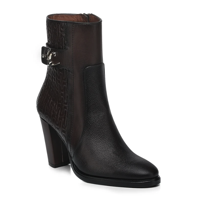 Franco Cuadra FC536 LD Inca Calf Round Toe Toe Women's Ankle Boot