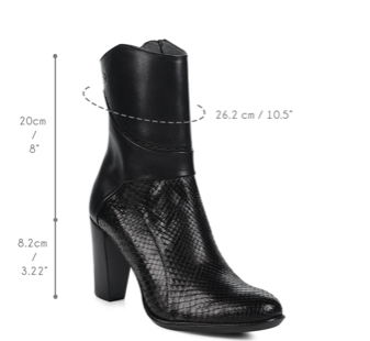 Cuadra FC858 LD Python M Zipper Round Toe