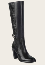 Cuadra FC887 LD Black Deer Zipper Round Toe