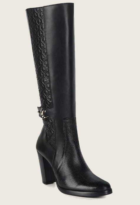 Cuadra FC887 LD Black Deer Zipper Round Toe