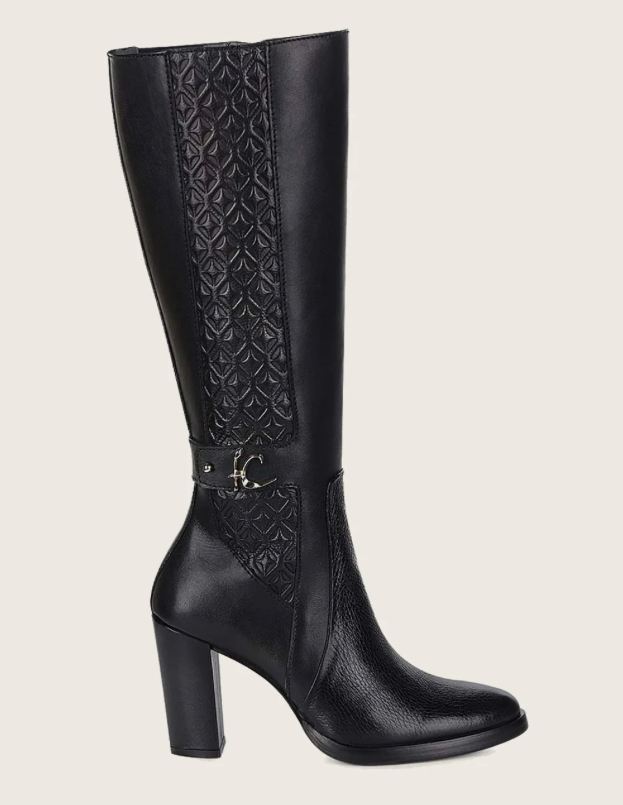 Cuadra FC887 LD Black Deer Zipper Round Toe