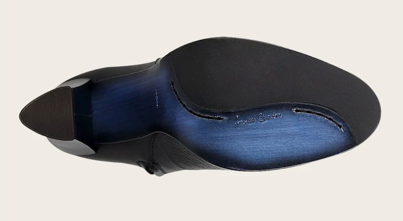 Cuadra FC887 LD Black Deer Zipper Round Toe