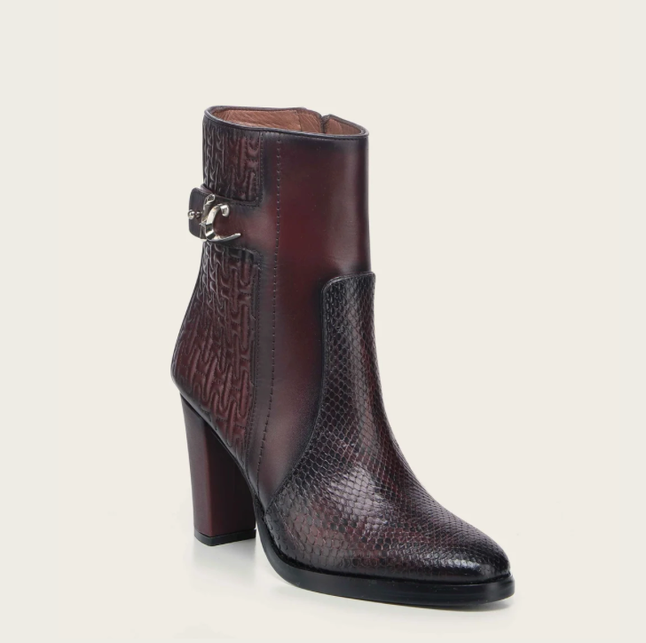 Franco Cuadra FF279 Women's Python Round Toe