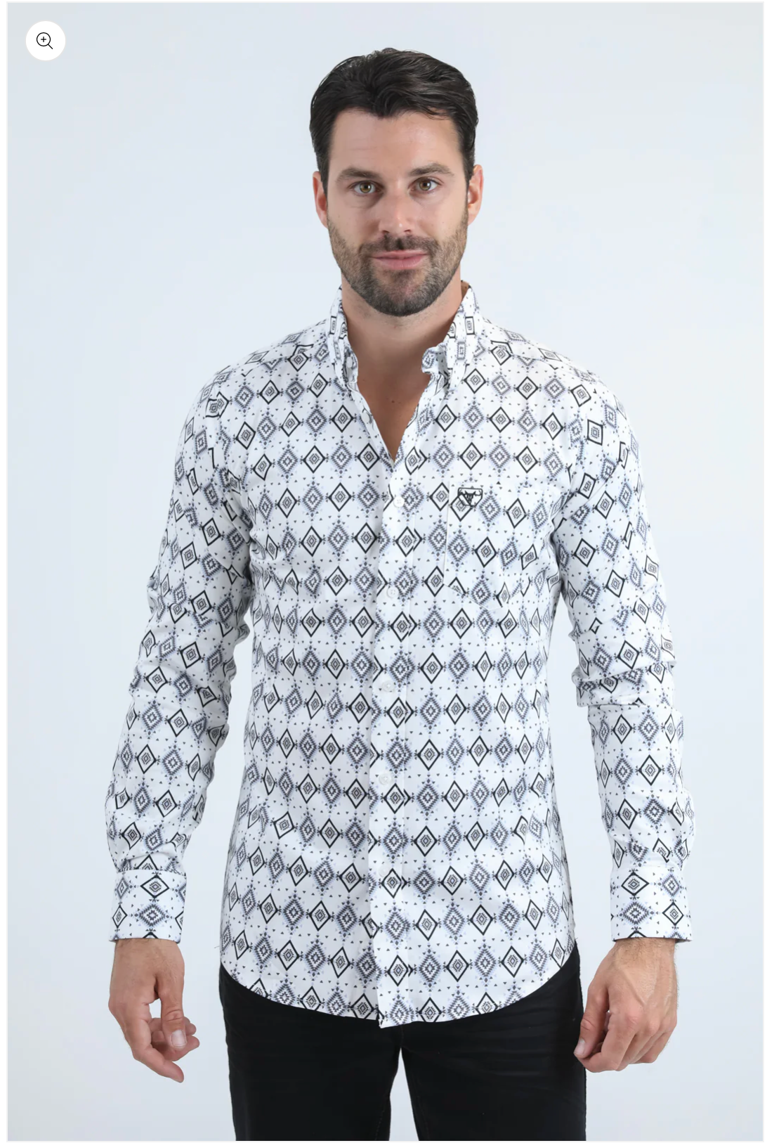 Platini Long Sleeve Payne Durham Button Up