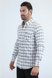 Platini Long Sleeve Payne Durham Button Up