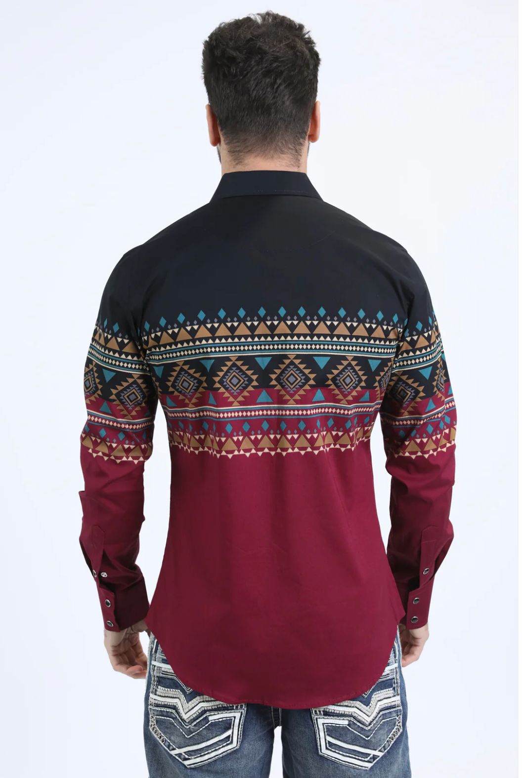 Platini Long Sleeve Roberts Pearl Snap