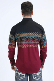 Platini Long Sleeve Roberts Pearl Snap