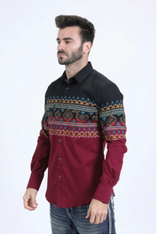 Platini Long Sleeve Roberts Pearl Snap