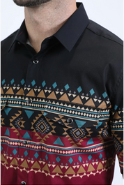 Platini Long Sleeve Roberts Pearl Snap