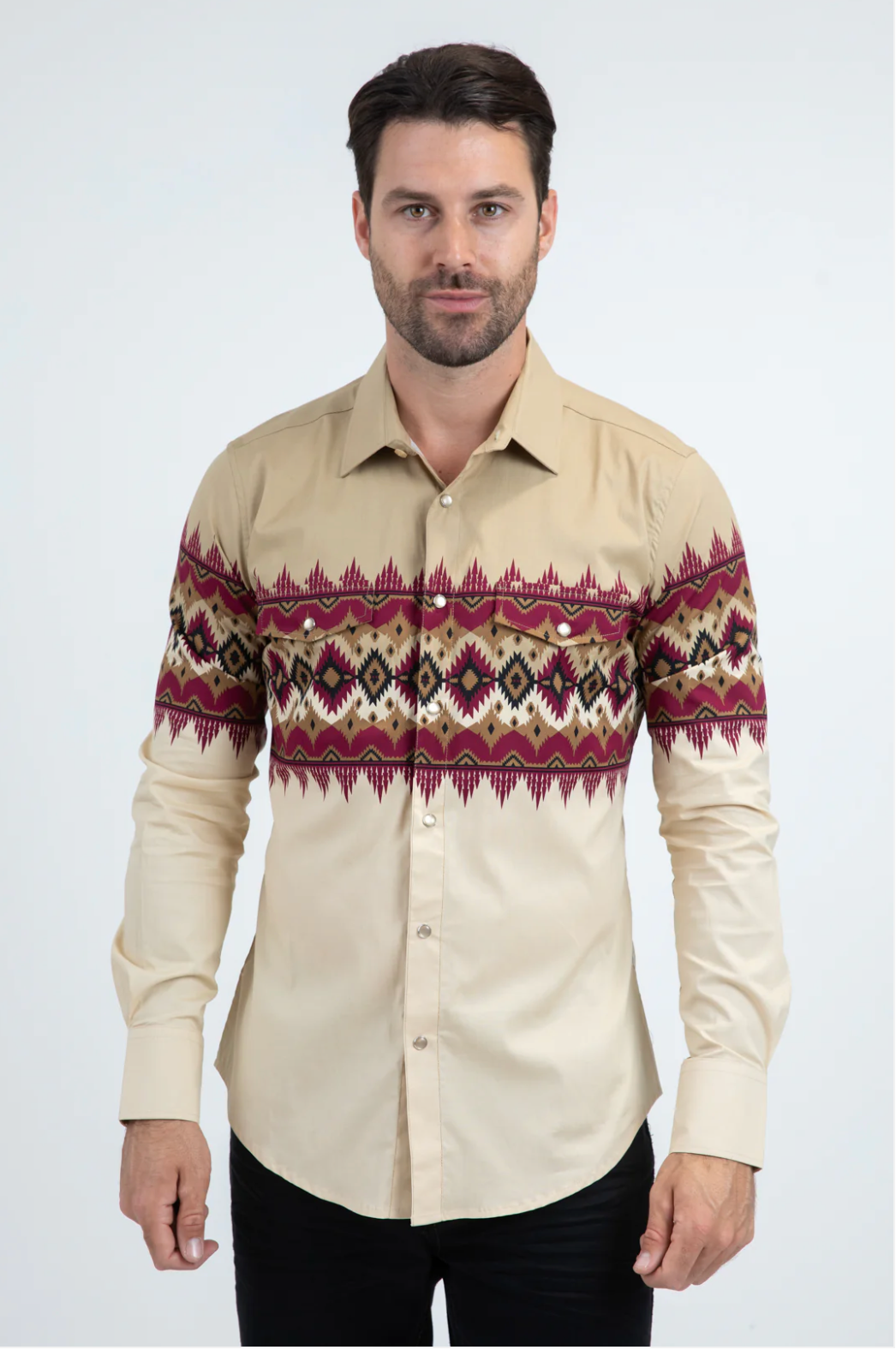 Platini Long Sleeve Lorenz Pearl Snap