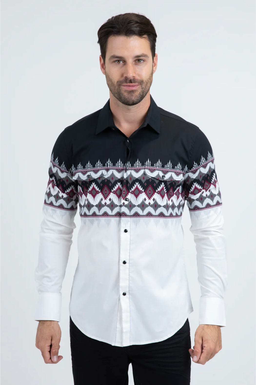 Platini Long Sleeve Lorenz Pearl Snap