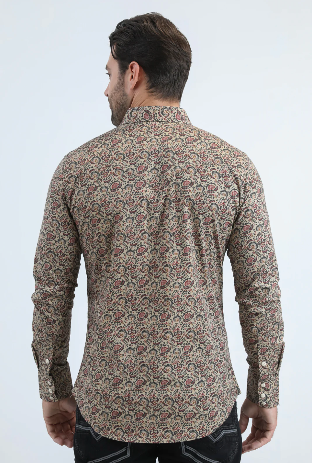 Platini Long Sleeve Haason Pearl Snap