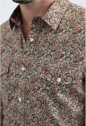 Platini Long Sleeve Haason Pearl Snap