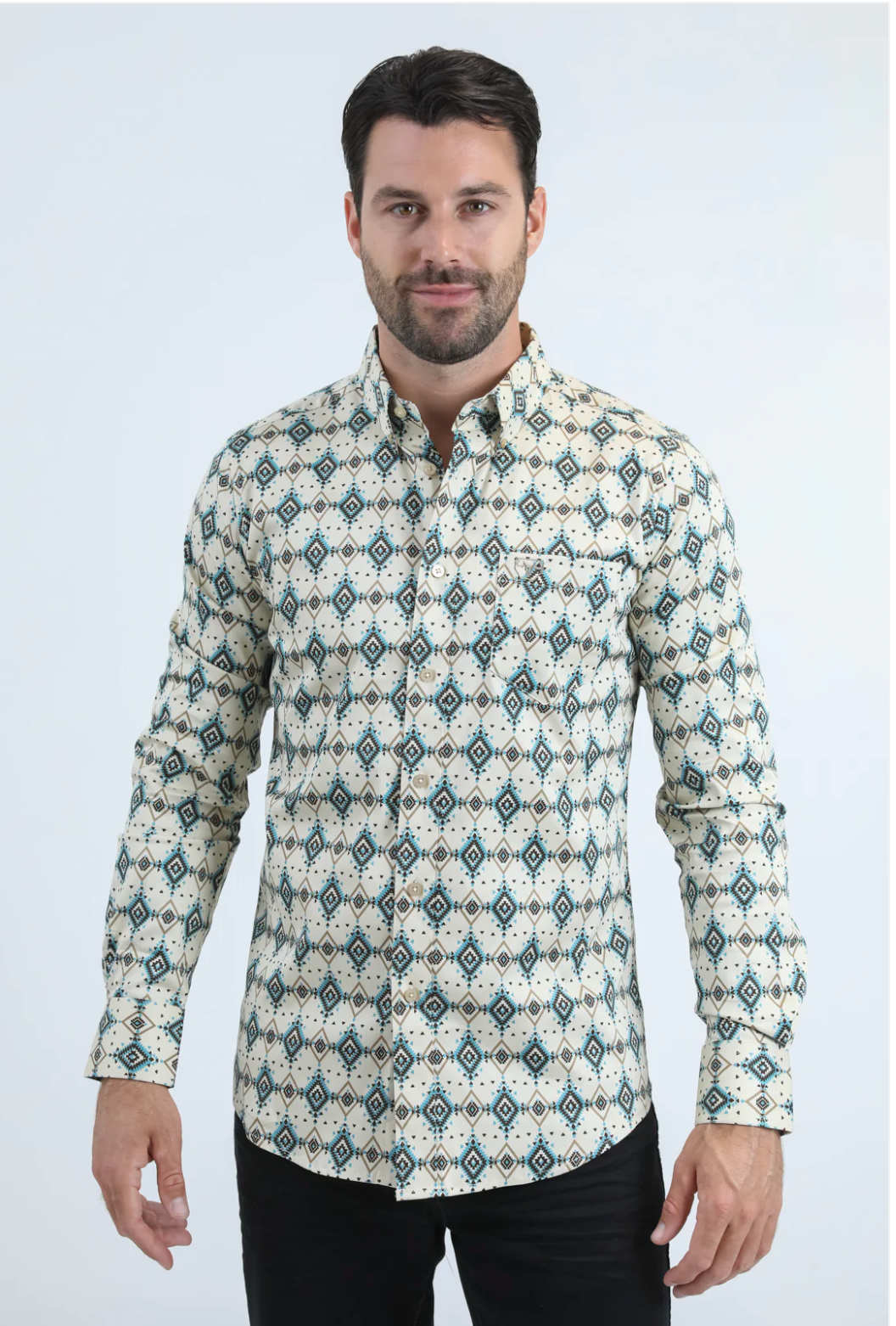 Platini Long Sleeve Payne Durham Button Up